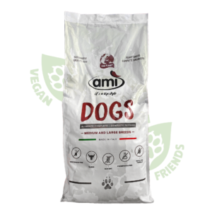 Ami Dogs 12 кг (Medium - Large) ПОВНОЦІННИЙ рослинний сухий веган корм для собак