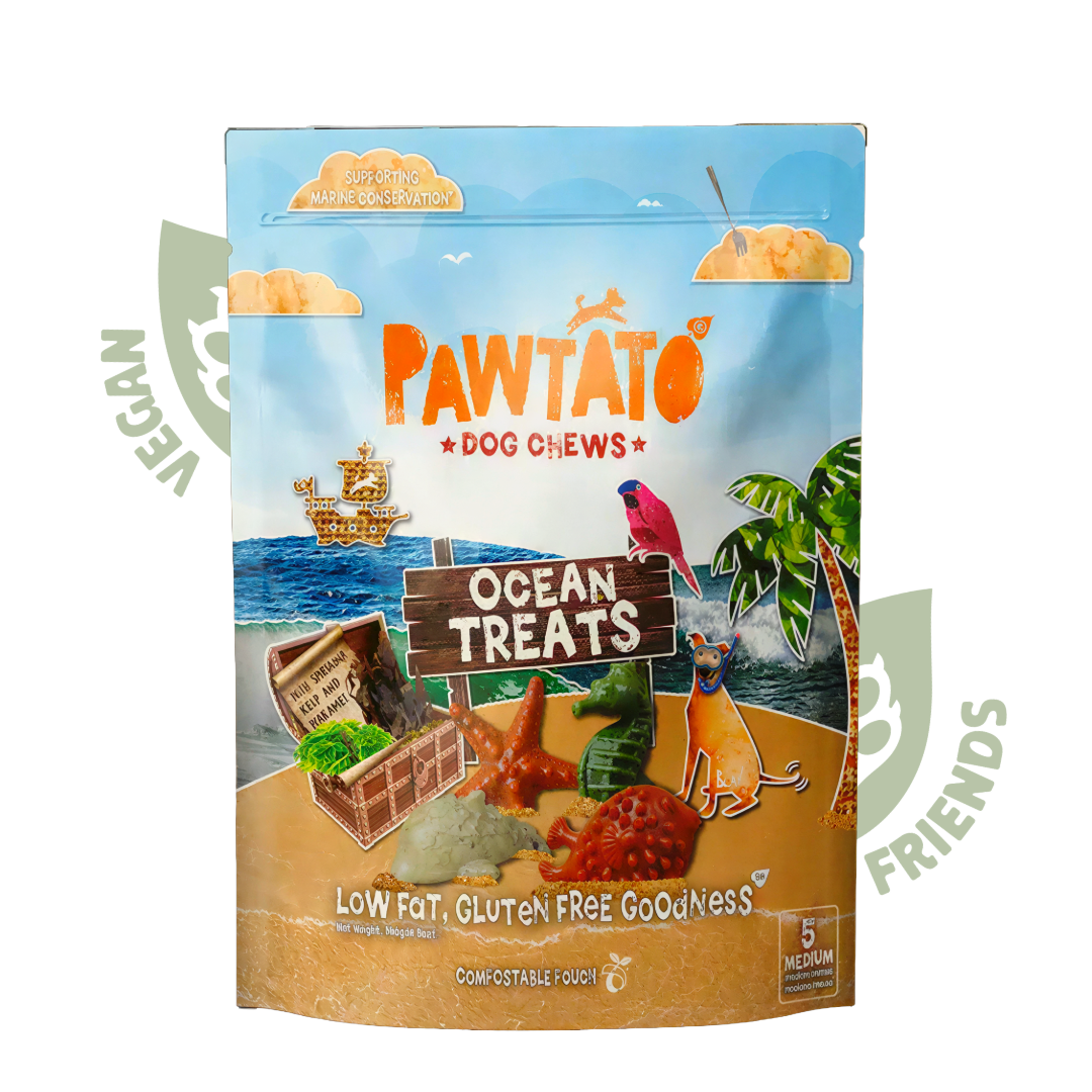 Pawtato DC Ocean Treats MEDIUM 140 г - Середні морські ласощі для собак