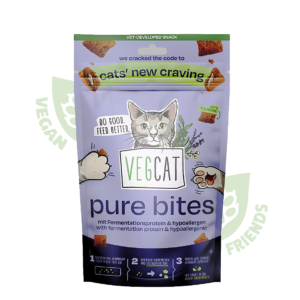VegCat Pure Bites 60 г - смаколики для котів (60% протеїну) 🧬 З ТАУРИНОМ