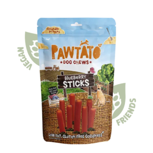 Pawtato Blueberry Sticks 120 г - ласощі для собак із чорницею