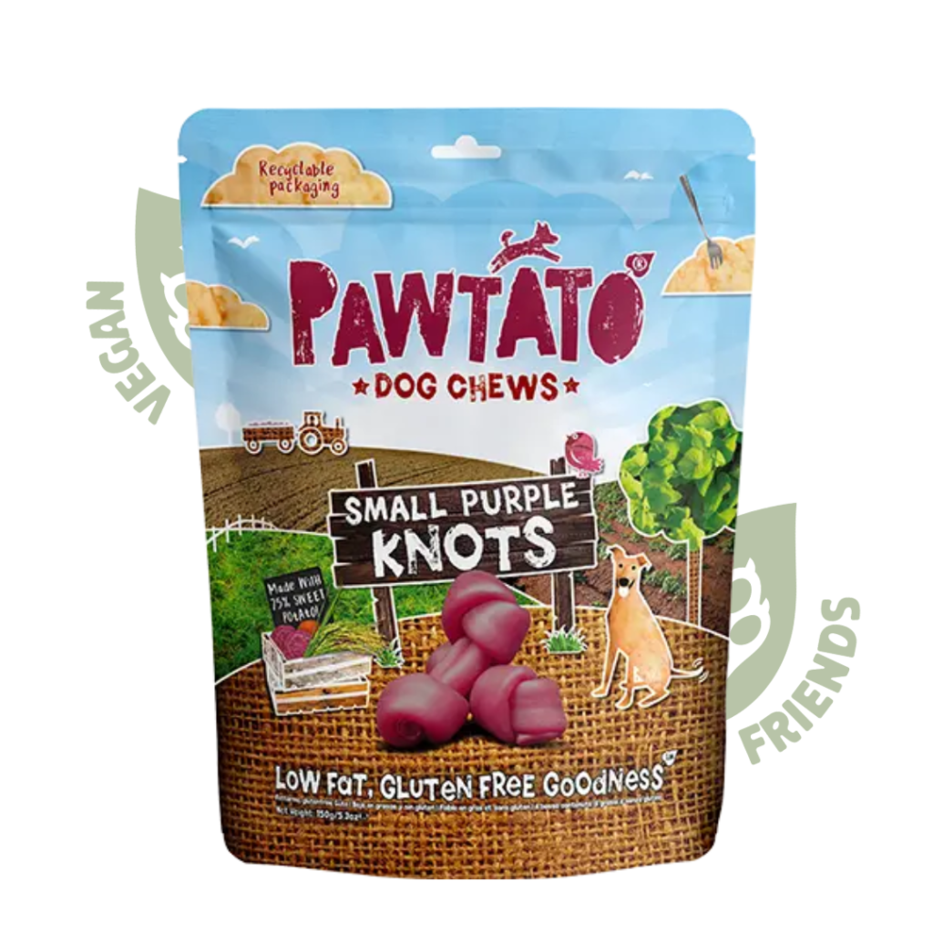 Pawtato DC Small Purple Knots 150 г - маленькі фіолетові вузлики - ласощі для собак